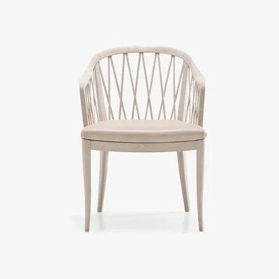 Nordic Nest Stolab Widemar arm chair Leather tärnsjö nature. oiled birch