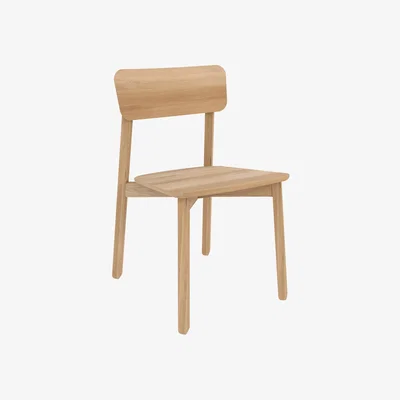 Nordic Nest Ethnicraft Casale kitchen chair Hardwax oiled oak