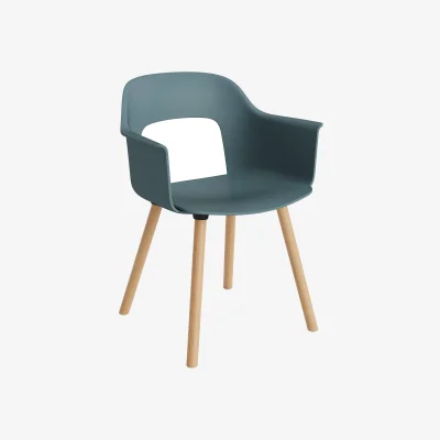 Nordic Nest HAY Layout Armchair 221 armchair Ocean-lacquered oak