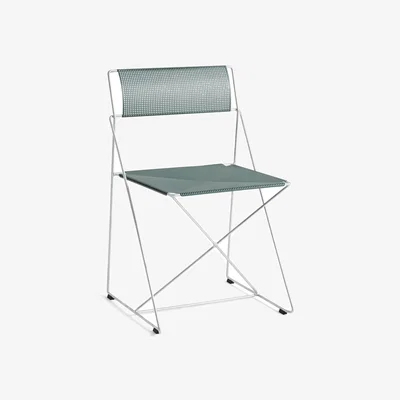 Nordic Nest HAY X-Line Indoor Outdoor chair Moss-hot galvanised