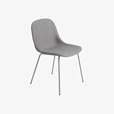 Nordic Nest Muuto Fiber Chair steel legs Remix 133-Grey