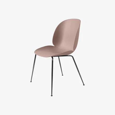Nordic Nest Gubi Beetle chair Sweet pink black chromed steel legs