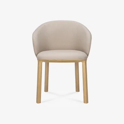 Nordic Nest Ethnicraft Unda chair Lacquered oak-salt