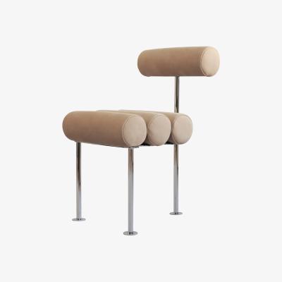 Nordic Nest 101 Copenhagen Hiro dining chair Stainless steel-nubuck