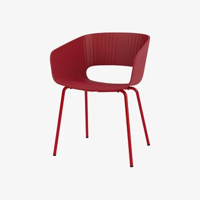 Nordic Nest Montana Marée 401 chair Beetroot legs lacquered metal