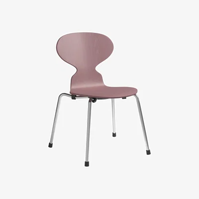 Nordic Nest Fritz Hansen Myran children's chair Wild rose painted ash-chrome