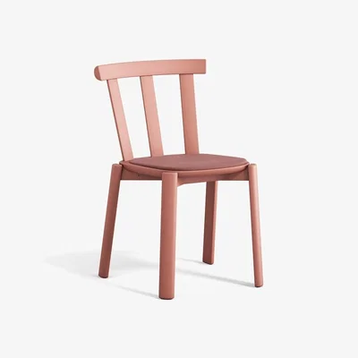 Nordic Nest Stolab Alt chair upholstered seat birch Vidar 4 633 pink-mauve 27