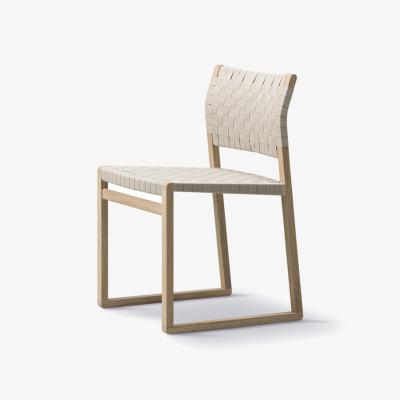 Nordic Nest Fredericia Furniture BM61 chair Woven natural-oiled oak frame