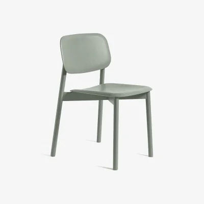 Nordic Nest HAY Soft Edge 60 chair Dusty green-oak frame