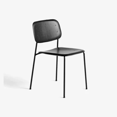 Nordic Nest HAY Soft Edge 40 chair Black oak-black steel frame