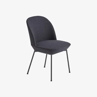 Nordic Nest Muuto Oslo dining chair black legs Ocean 601-Black