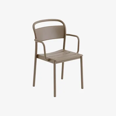 Nordic Nest Muuto Linear steel armchair Taupe