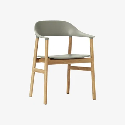 Nordic Nest Normann Copenhagen Herit armchair oak Dusty Green