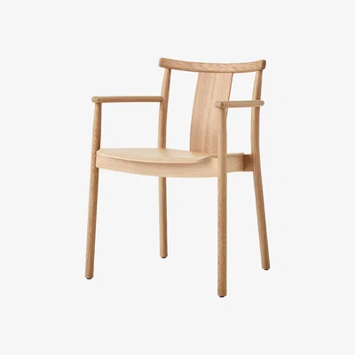 Nordic Nest Audo Copenhagen Merkur arm chair Natural oak