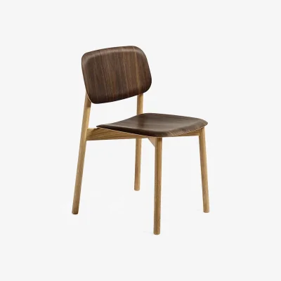 Nordic Nest HAY Soft Edge 60 chair Smoked oak-oak frame