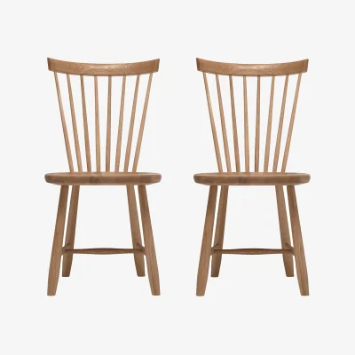 Nordic Nest Stolab Lilla Åland chair Natural oil (oak) 2-pack