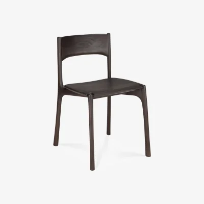 Nordic Nest Ethnicraft PI chair Dark brown teak