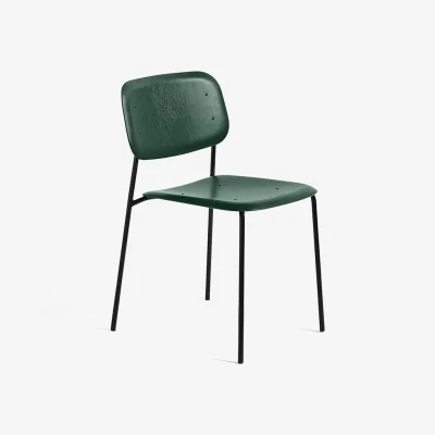 Nordic Nest HAY Soft Edge 40 chair Hunter-black steel frame