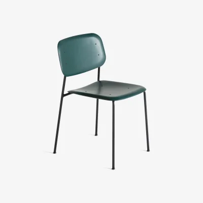 Nordic Nest HAY Soft Edge 45 chair Hunter-black steel frame