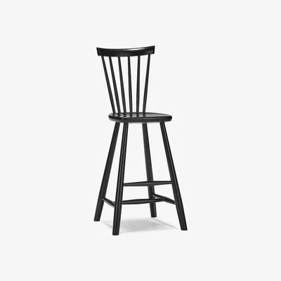 Nordic Nest Stolab Lilla Åland children's chair beech 52 cm Black