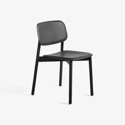 Nordic Nest HAY Soft Edge 60 chair Black waterbased lacquered oak