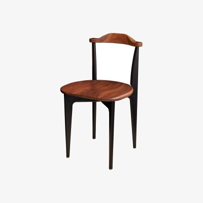 Nordic Nest Swedese Thema chair Walnut structure in black lacquered birch