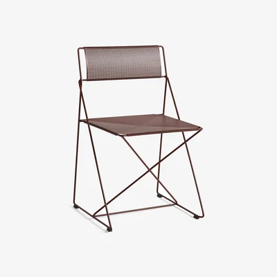 Nordic Nest HAY X-Line Indoor Outdoor chair Iron red
