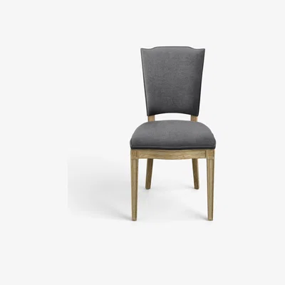 OKA Camaret Dining Chair - Elephant Grey