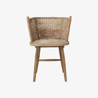 OKA OKA, Taino Chair - Natural, Dining Chairs, Wood, Plain