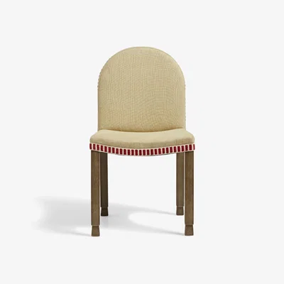 OKA OKA, Weston Dining Chair - Hemp, Dining Chairs, Linen, Floral/Printed