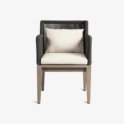 OKA Whittaker Dining Chair - Dark Cocoa