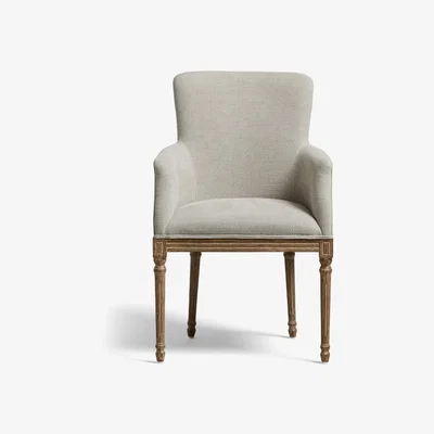 OKA Claverton Dining Chair - Mushroom Grey