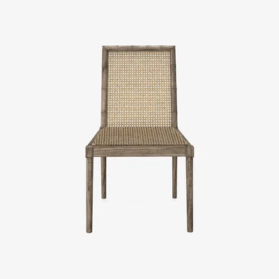 OKA OKA, Hinako Dining Chair - Natural, Dining Chairs, Rattan/Wood