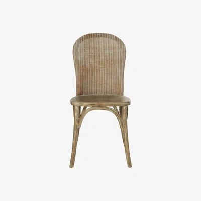 OKA OKA, Lalee Chair - Natural, Dining Chairs, Wood, Plain
