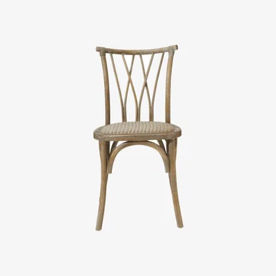 OKA OKA, Feur Chair - Brown, Dining Chairs, Wood