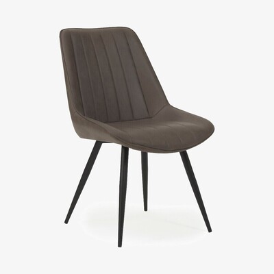 Oak&More Marcel Antique Fabric Mink Dining Chairs