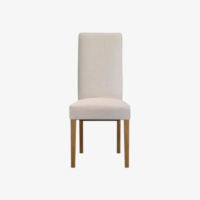 Oak&More Charcoal Grey Scroll Back Chairs