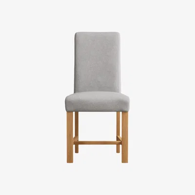 Oak&More Natural Scroll Back Chairs