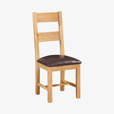 Oak&More Novel Oak Ladder Back Chair