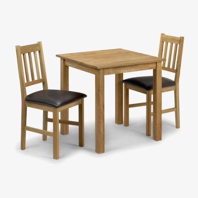Oak&More Banbury Oak Kitchen Table with 2 Chairs