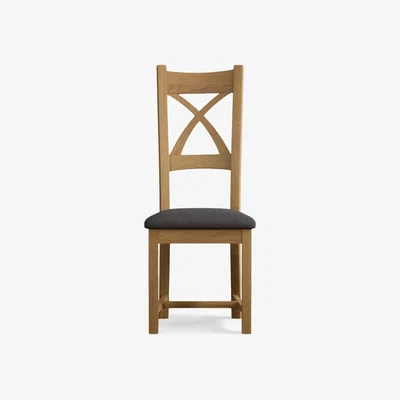 Oak&More Linen Natural Solid Oak Chairs