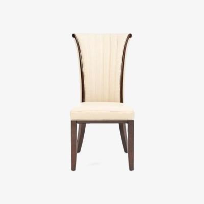 Oak&More Ex-display Set of 2 Alpine Cream Leather Dining Chairs