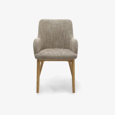 Oak&More Ex-display Set of SIX Ludlow Tweed Fabric Dining Chairs