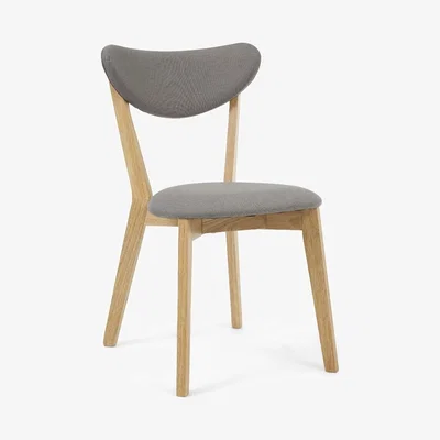 Oak&More Sacha Grey and Oak Dining Chairs