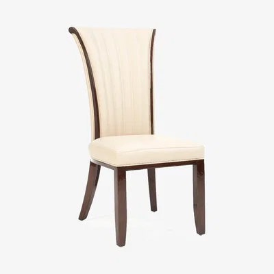 Oak&More Alpine Cream Leather Dining Chairs