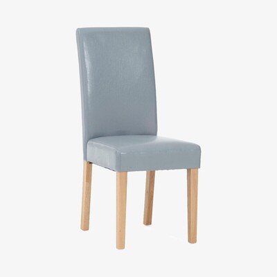 Oak&More Albany Grey Faux Leather Dining Chairs
