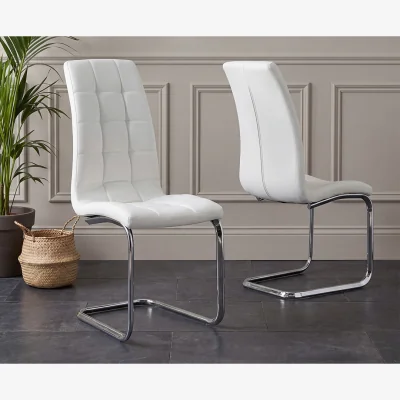Oak&More White Vigo Chairs