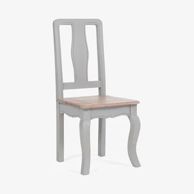 Oak&More Parisian Grey Shabby Chic Dining Chairs