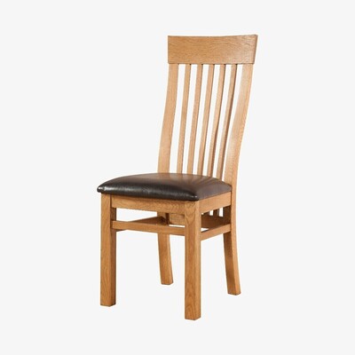 Oak&More Avalon Oak Curved Back Chair