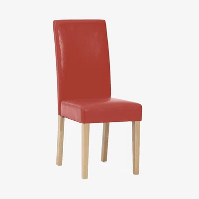 Oak&More Albany Red Faux Leather Dining Chairs